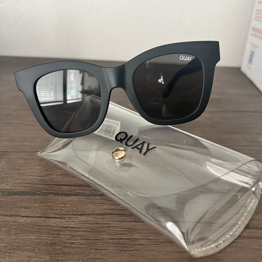 Quay Matte Black After Hours Sunglasses
